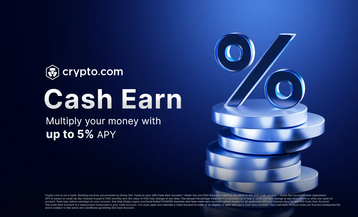 Crypto yield account APY comparison