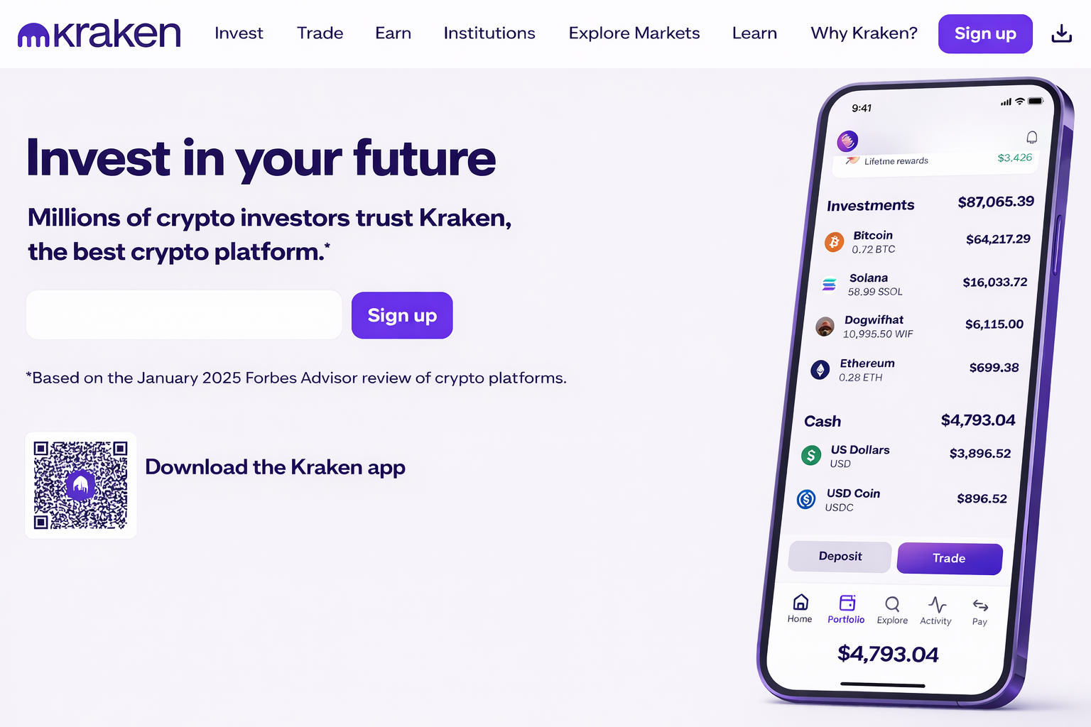 Kraken Pro Trading Platform
