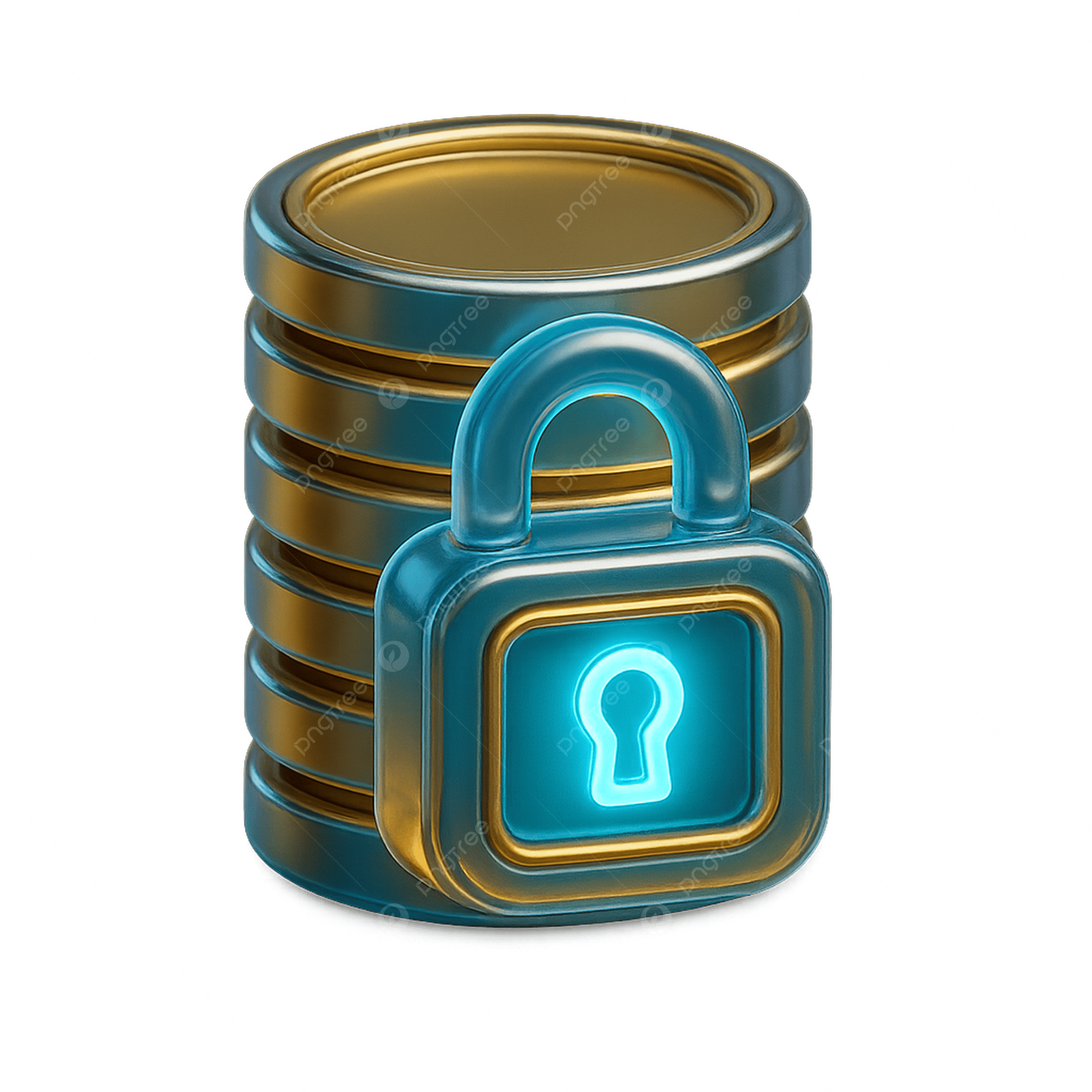 security padlock crypto icon