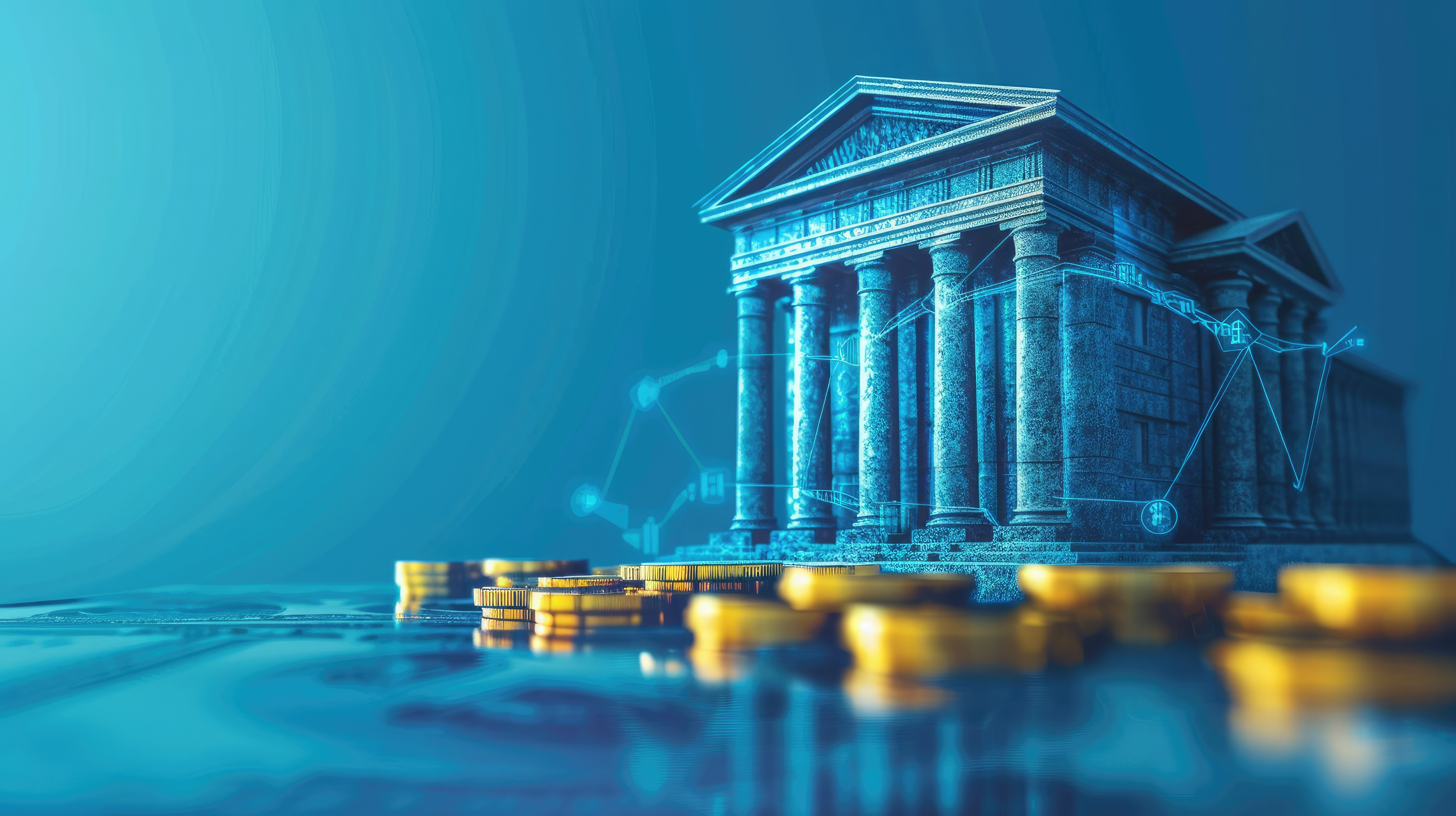 Visual comparison of traditional bank payments infrastructure versus tokenized deposit rails using blockchain technology in 2025
