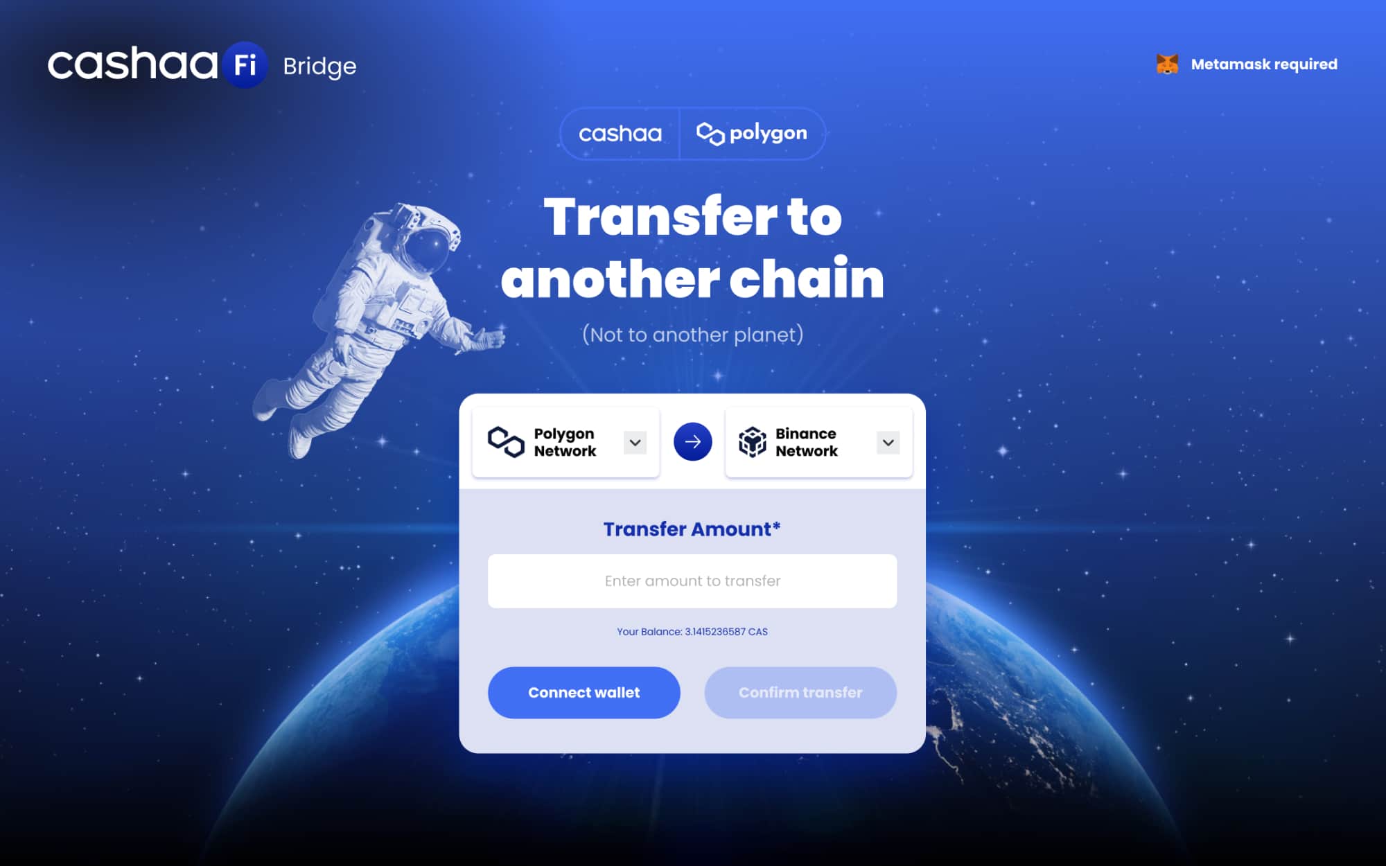 Cashaa logo crypto banking 2025