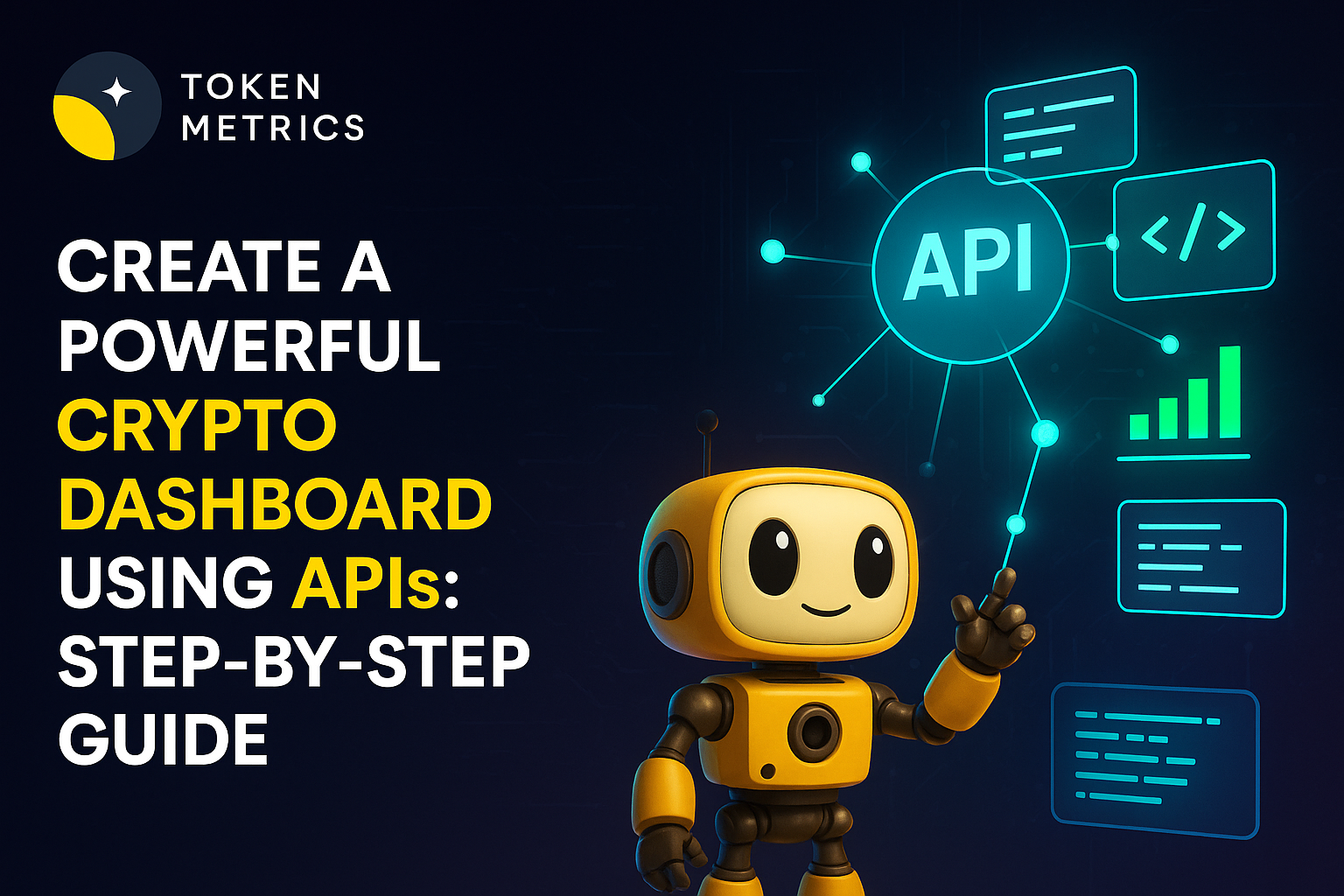 crypto bank account API integration dashboard