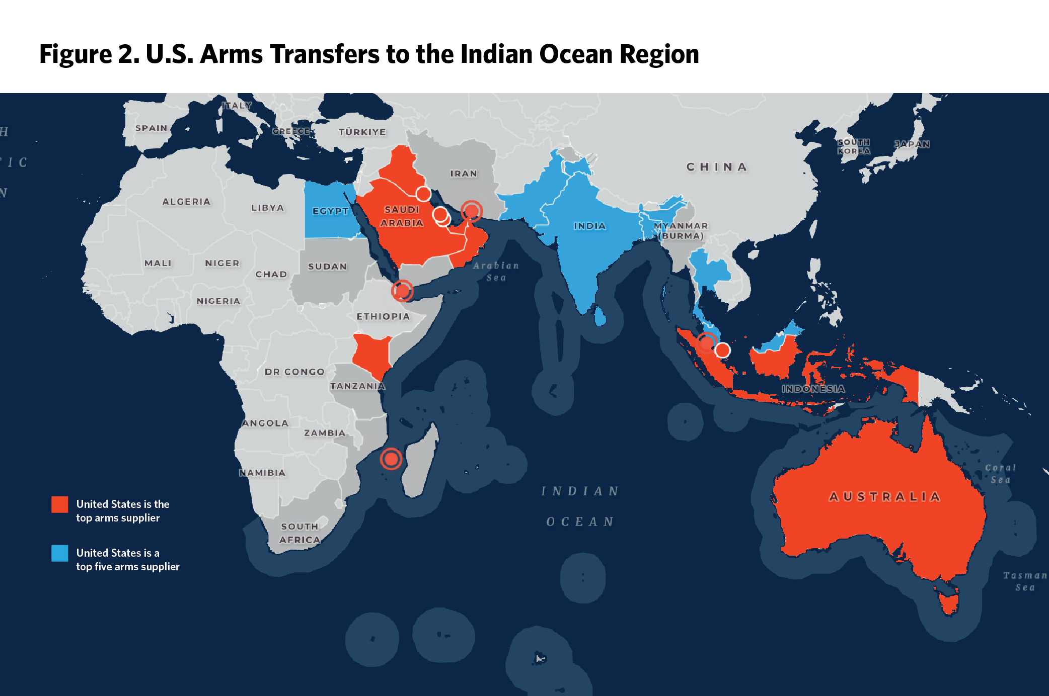 emerging markets Asia Africa map